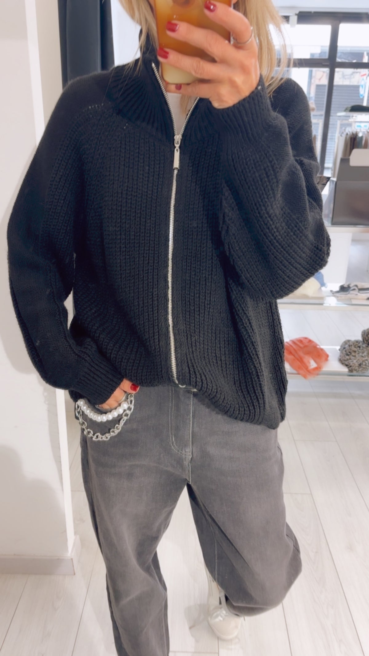 BOMBER IN MAGLIA