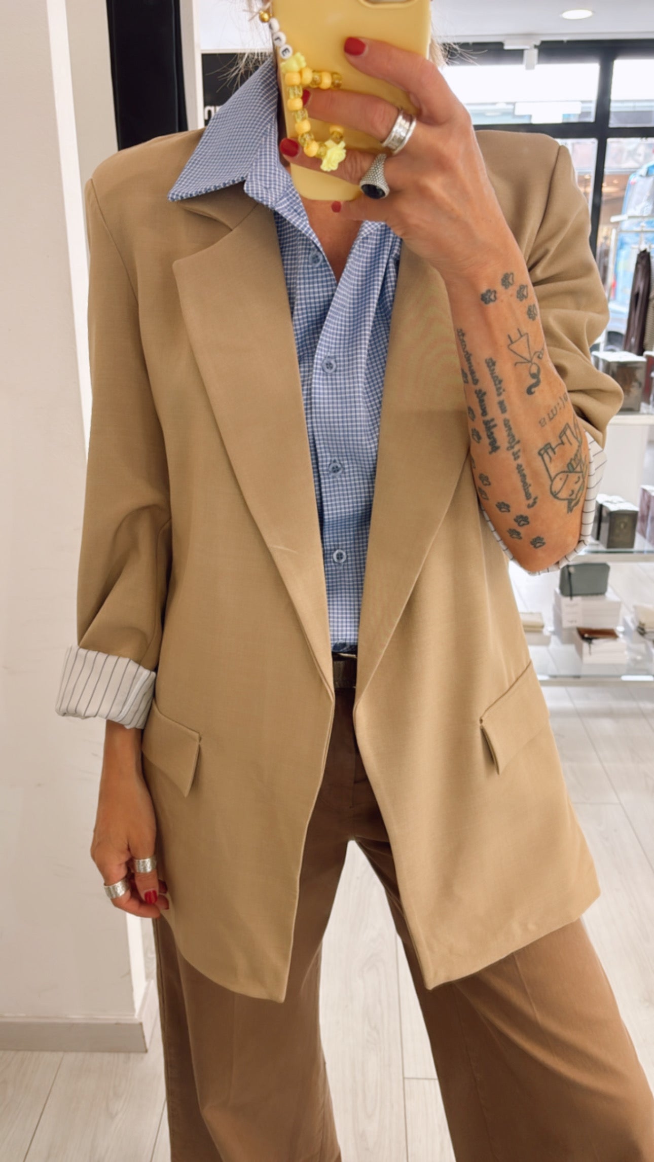 GIACCA FODERA GESSATA