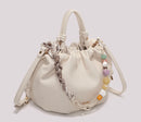 BORSA A MANO CON FOULARD