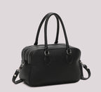 BORSA A SPALLA CON TRE ZIP E BORSINA IN MINIATURA
