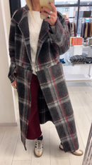 CAPPOTTO CHECK IN LANA COTTA