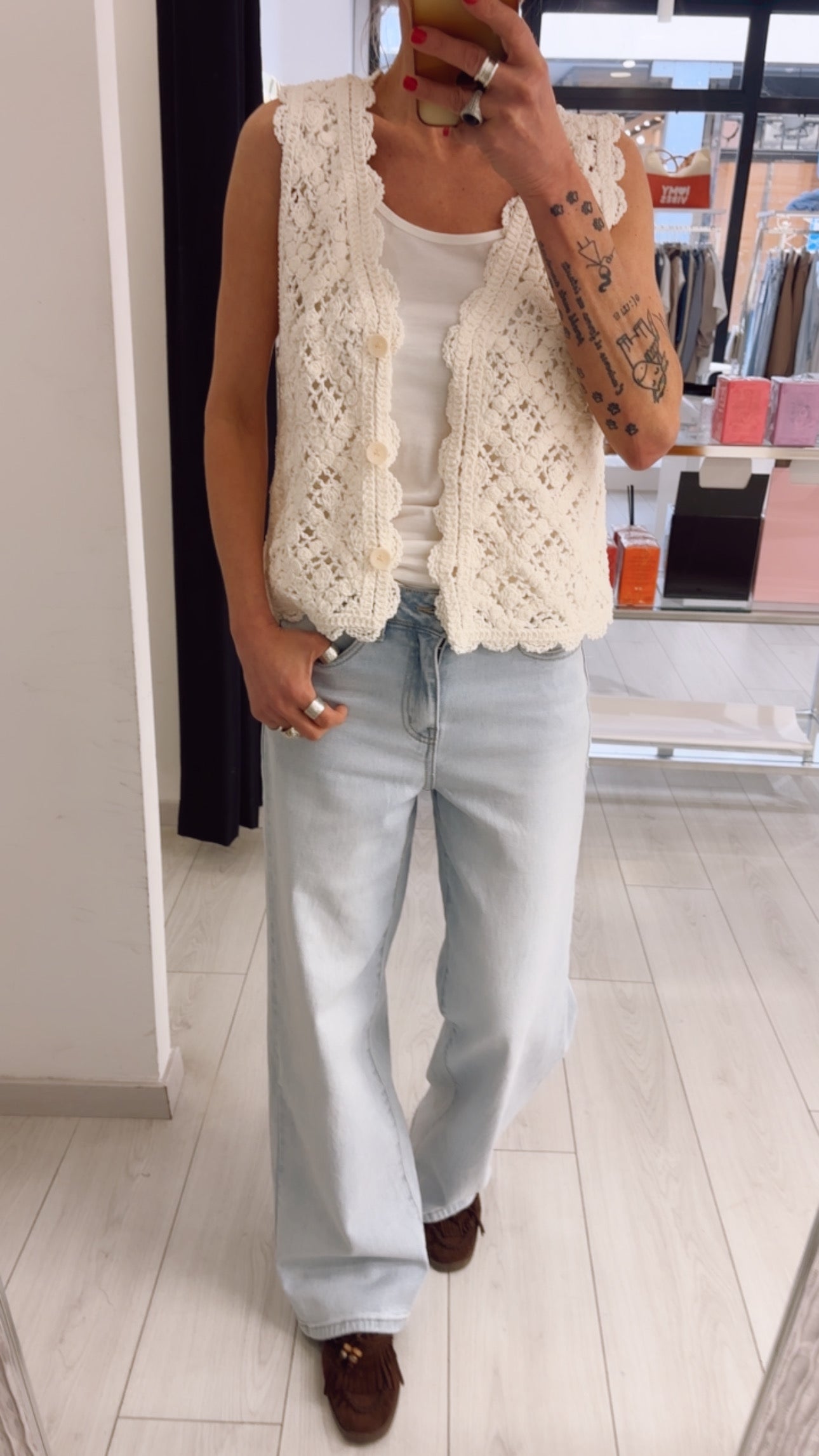 GILET CROCHET
