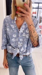 CAMICIA RIGHE E APPLICAZIONI