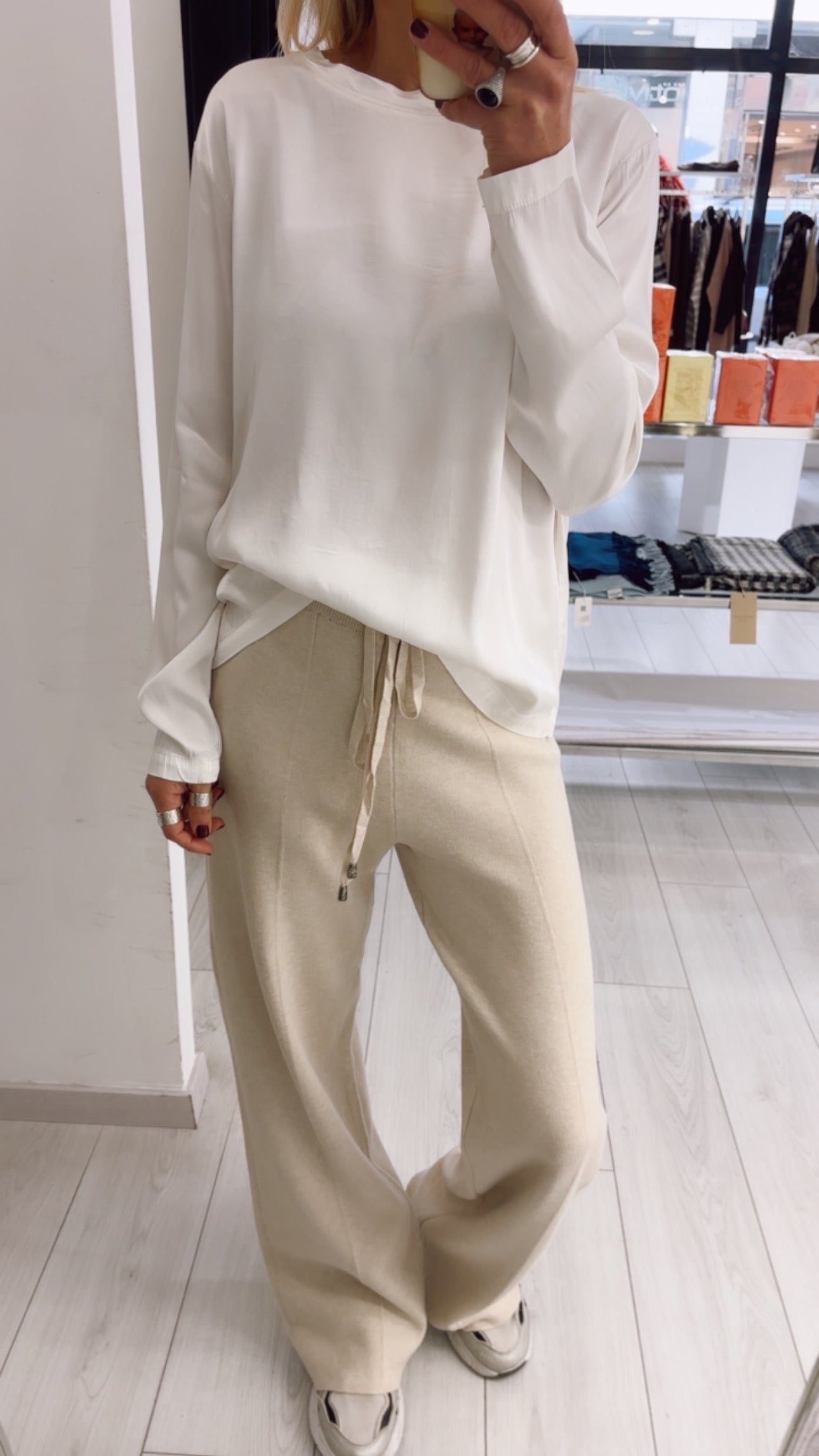 TSHIRT MANICA LUNGA IN RASO