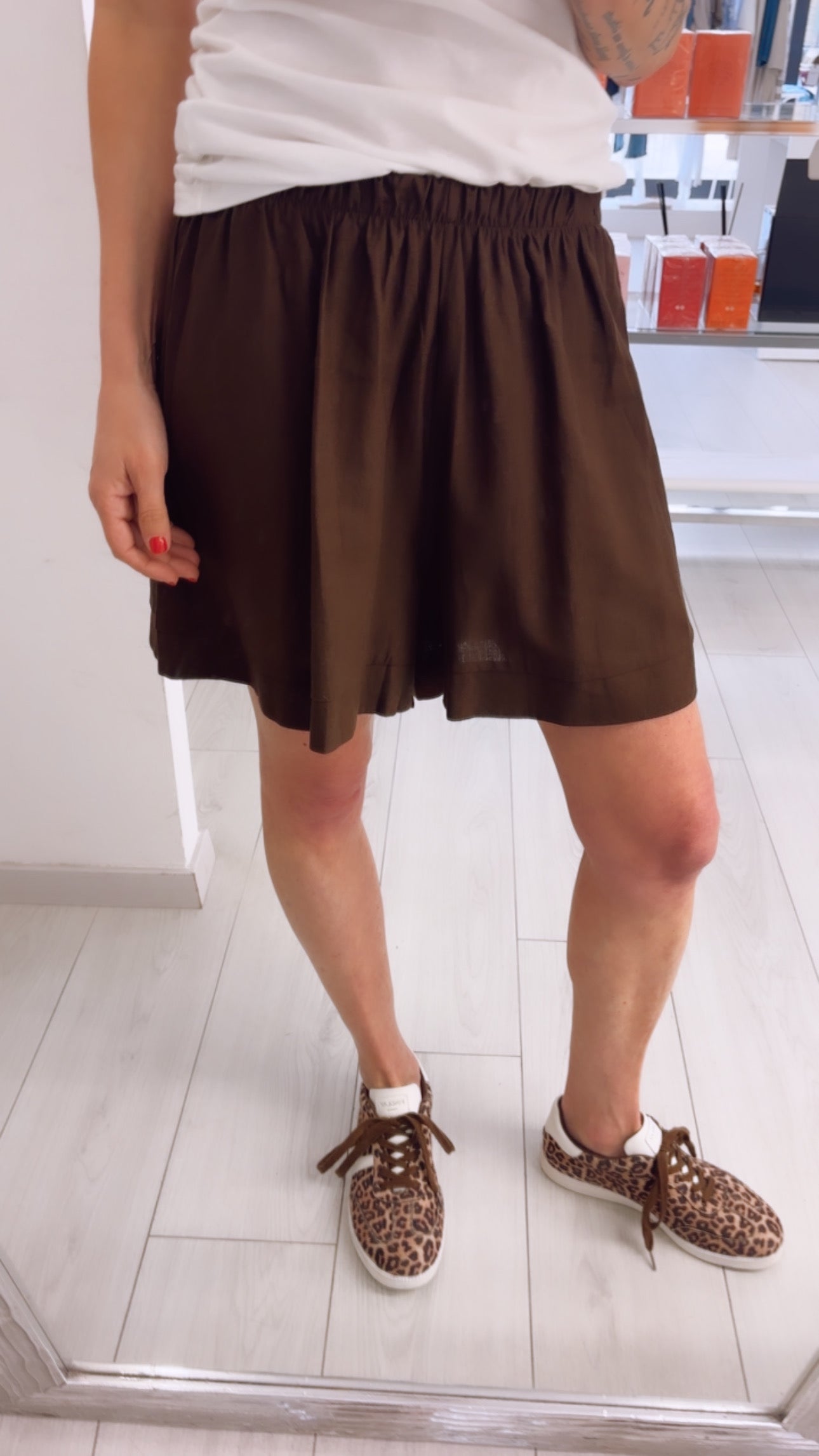 SHORTS MISTO LINO