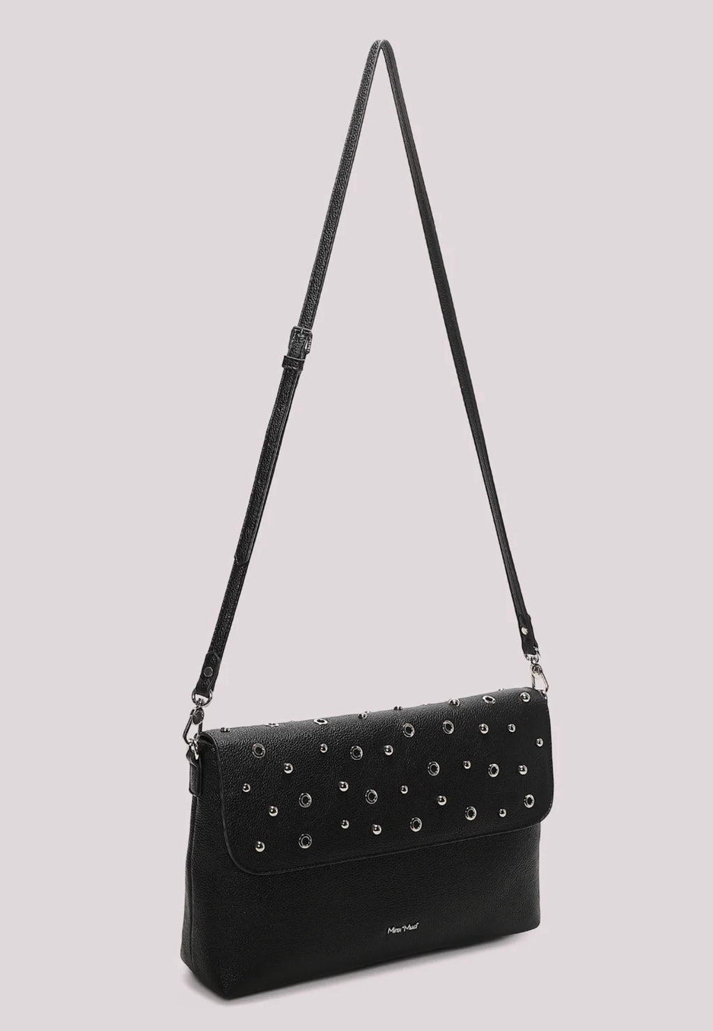 BORSA A BUSTA CON BORCHIE E OCCHIELLI