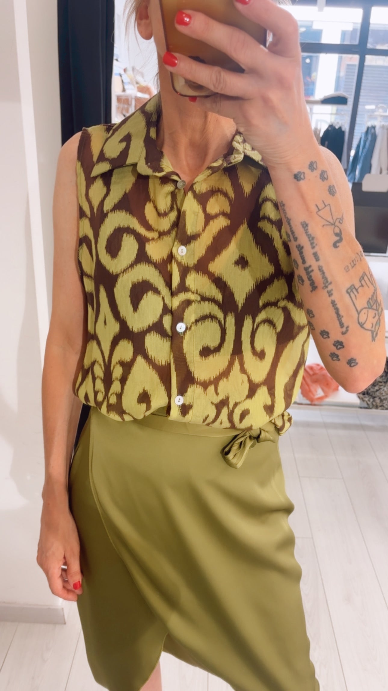 CAMICIA SENZA MANICHE
