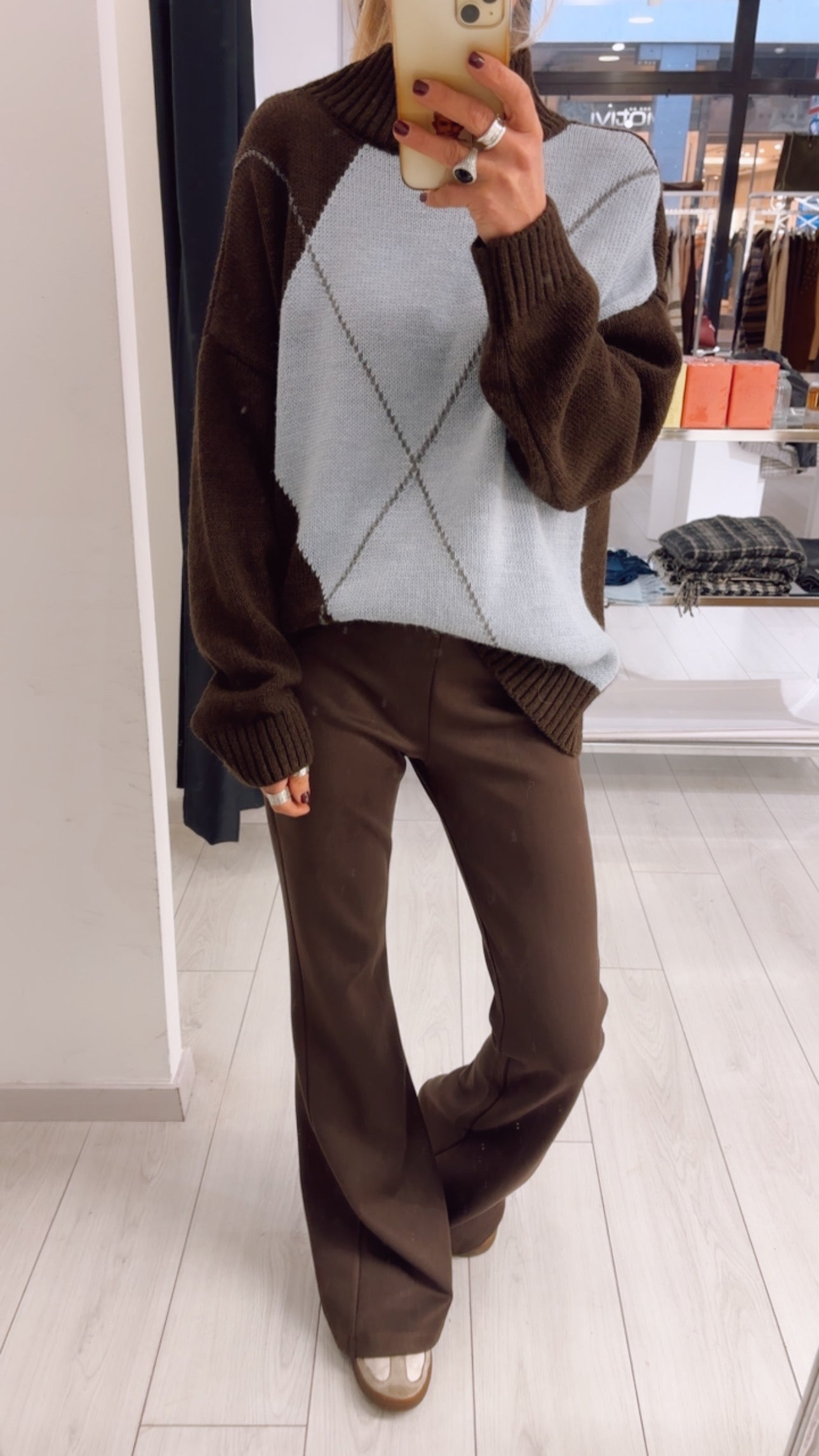 PANTALONE ZAMPA SUEDE