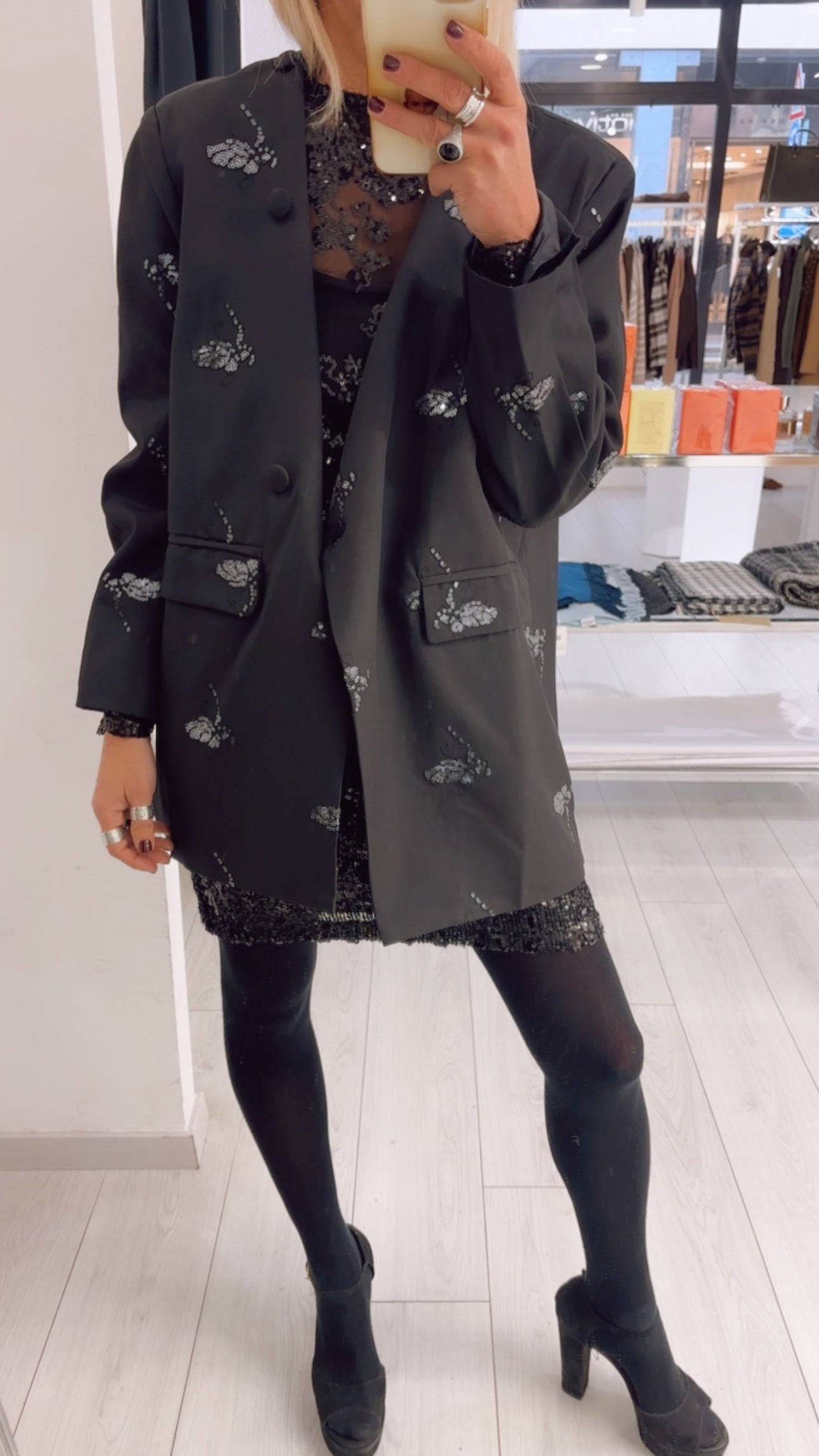 GIACCA COREANA STRASS