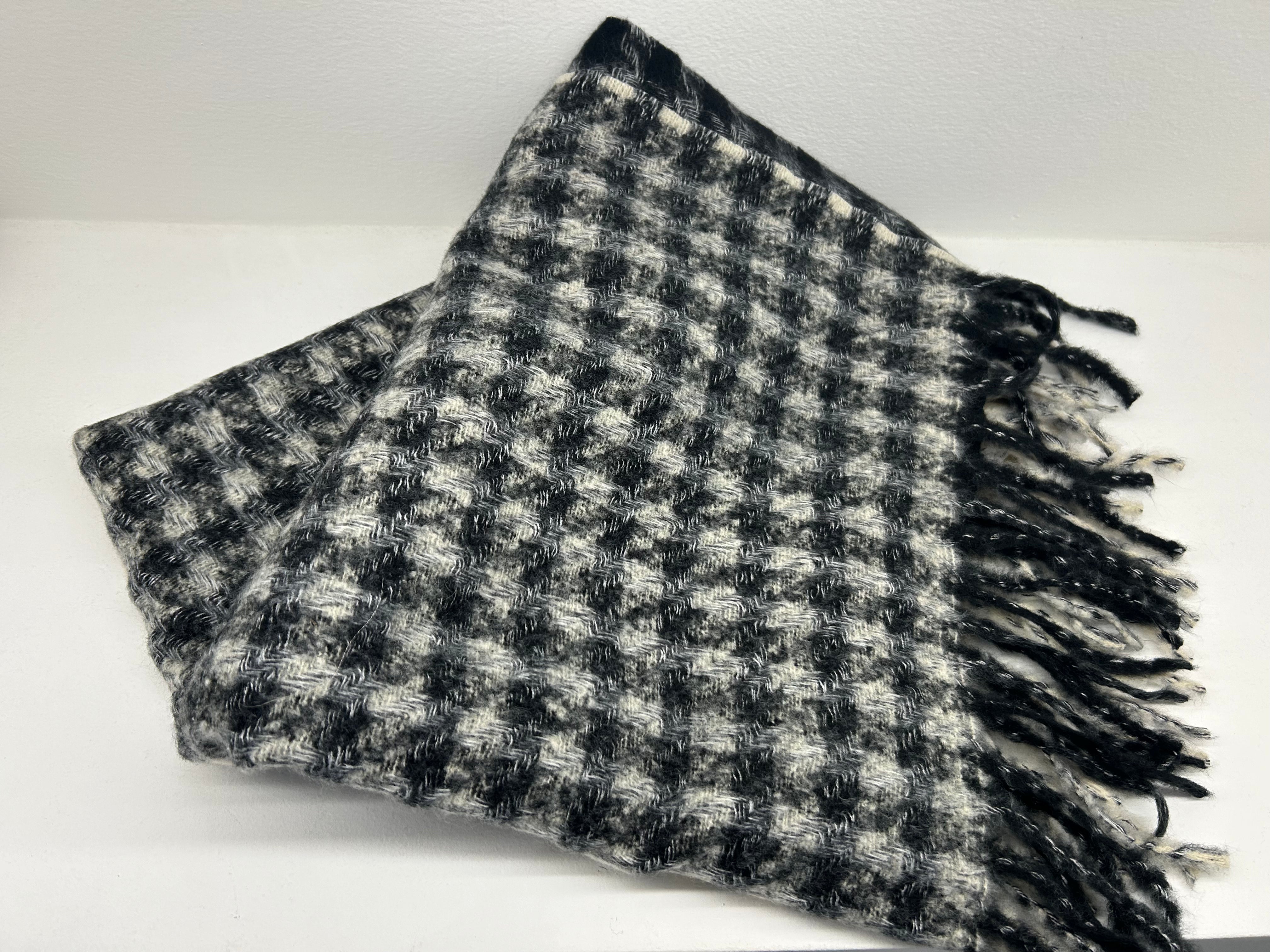 Sciarpa pied de poule bicolor