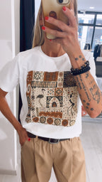 T-SHIRT STAMPA EGITTO