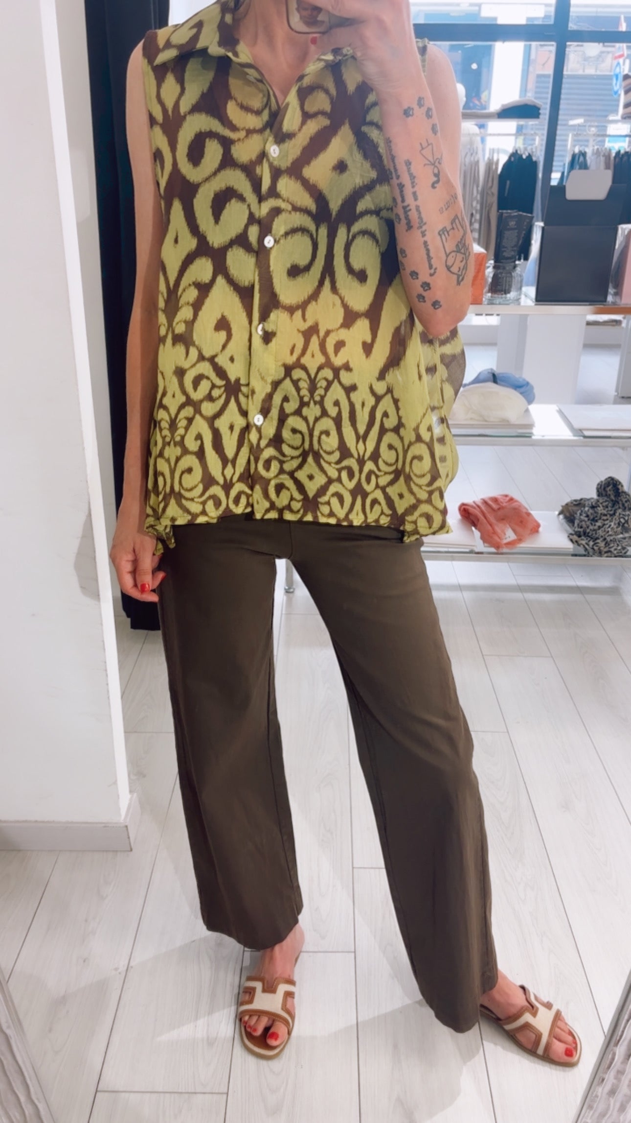 CAMICIA SENZA MANICHE