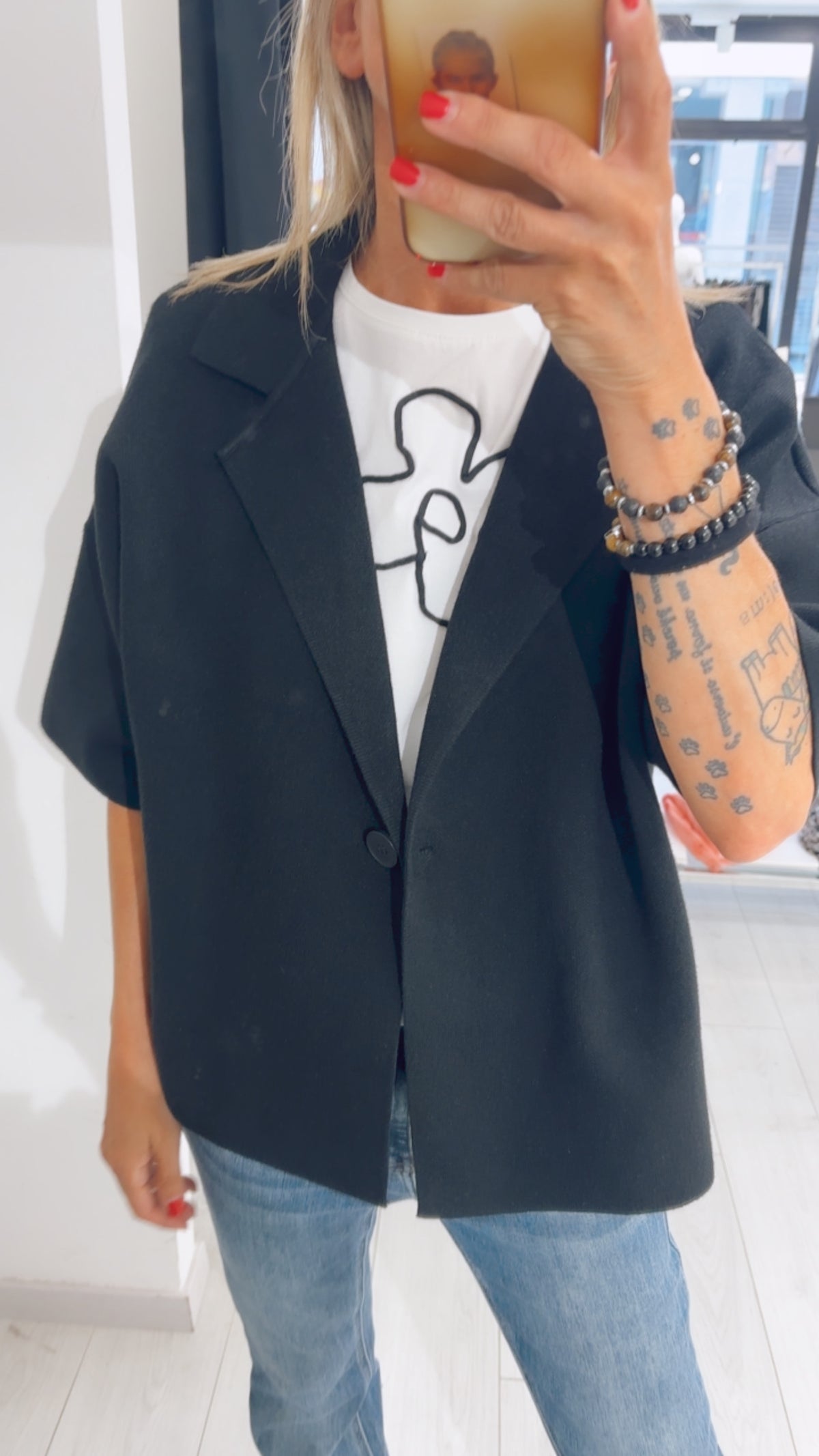 GIACCA IN MAGLIA CROPPED