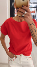 T-SHIRT MANICA AD ALETTA
