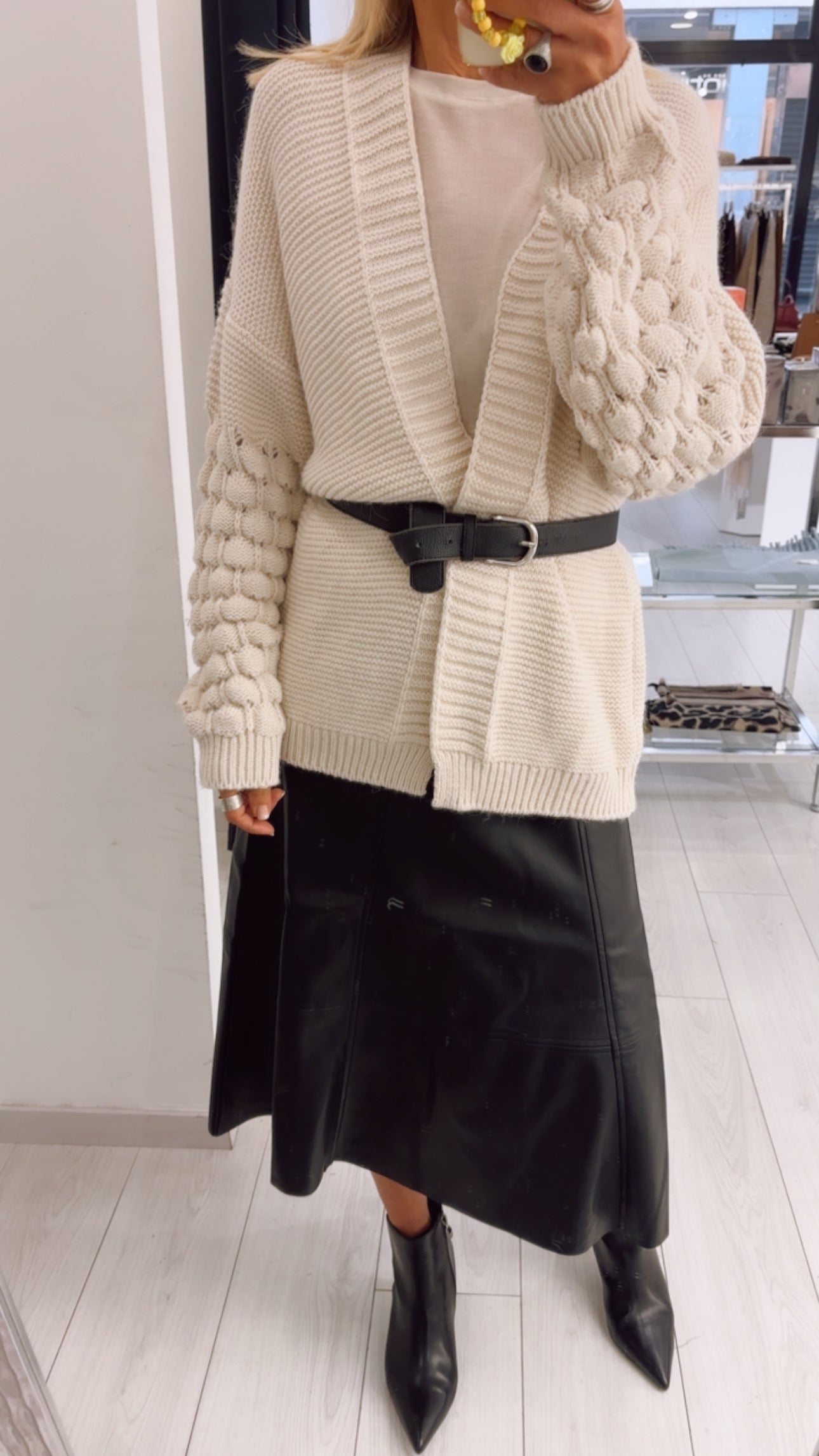 GONNA RUOTA IN ECOPELLE