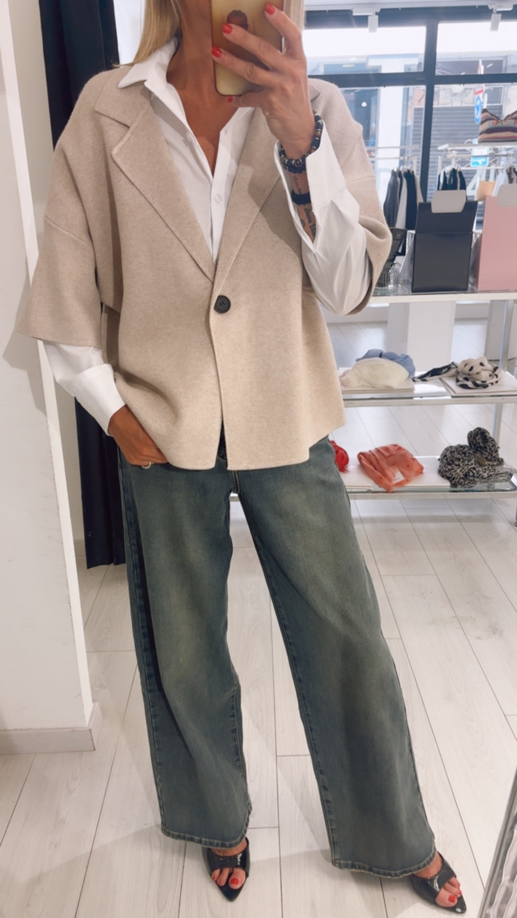 GIACCA IN MAGLIA CROPPED