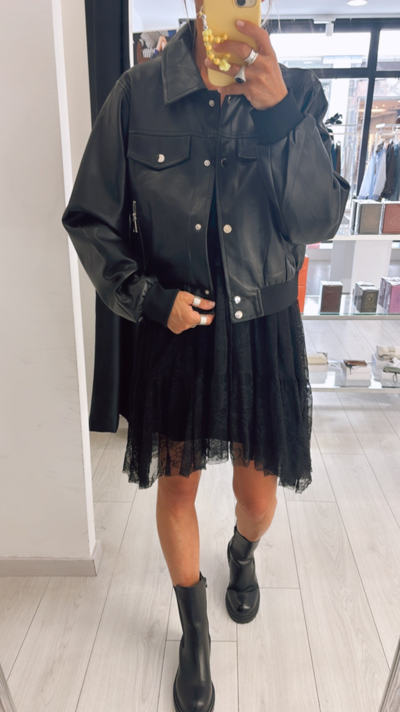 MINI BOMBER IN ECOPELLE