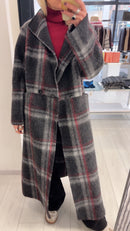 CAPPOTTO CHECK IN LANA COTTA