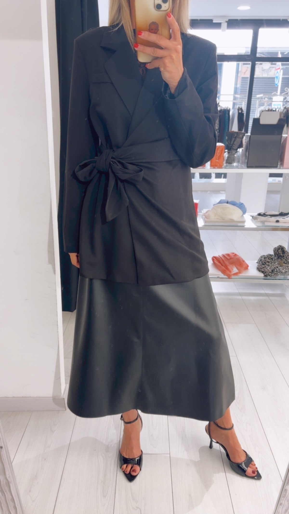 GONNA RUOTA IN ECOPELLE