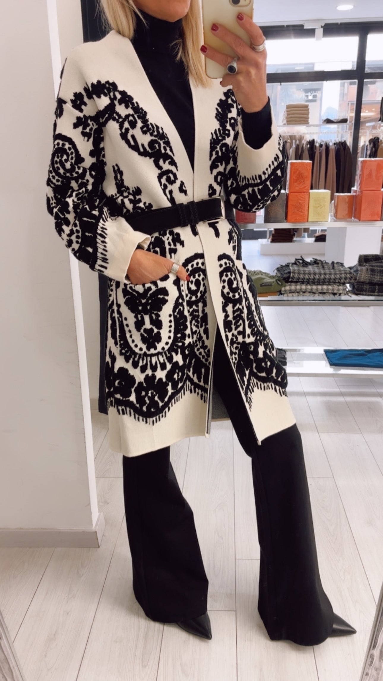 PANTALONE ZAMPA IN PUNTO MILANO