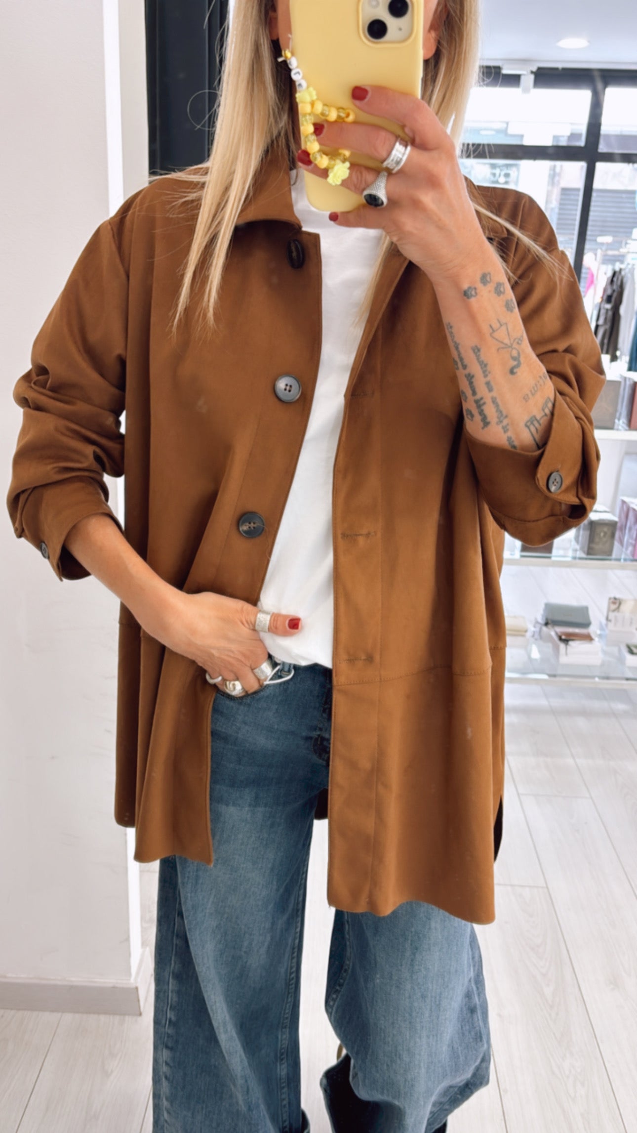 CAMICIA SUEDE