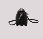 BORSA A TRACOLLA CON FIANCHI EFFETTO CAMOSCIO