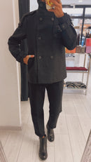 CAPPOTTO MILITARY CORTO