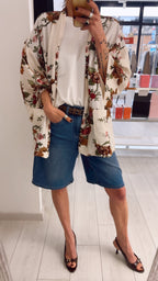 BERMUDA BASIC IN DENIM