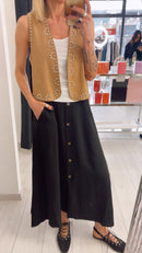 GILET SUEDE