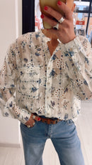 CAMICIA FIORI E SANGALLO