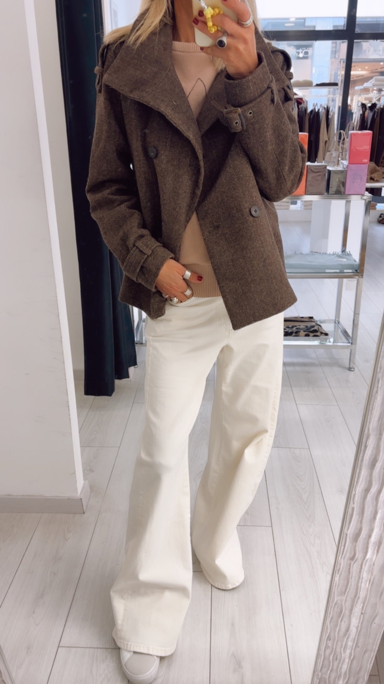 PANTALONE 5 TASCHE GAMBA LARGA