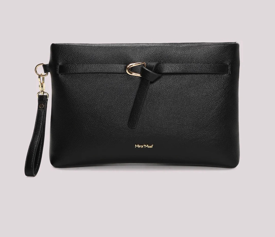 BORSA A BUSTA CON CINTURINO ORIZZONTALE