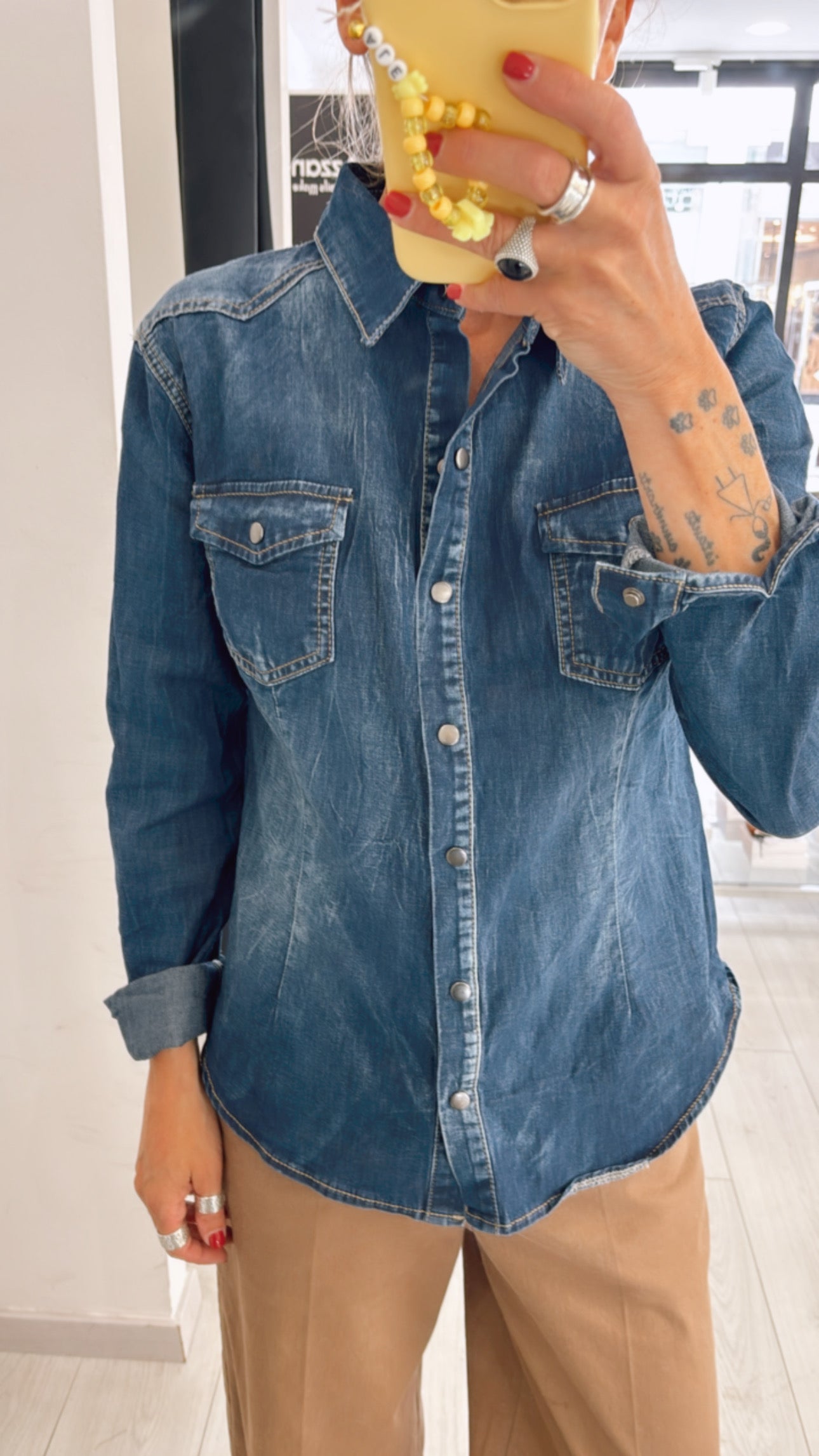CAMICIA IN DENIM