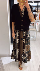Cardigan manica corta