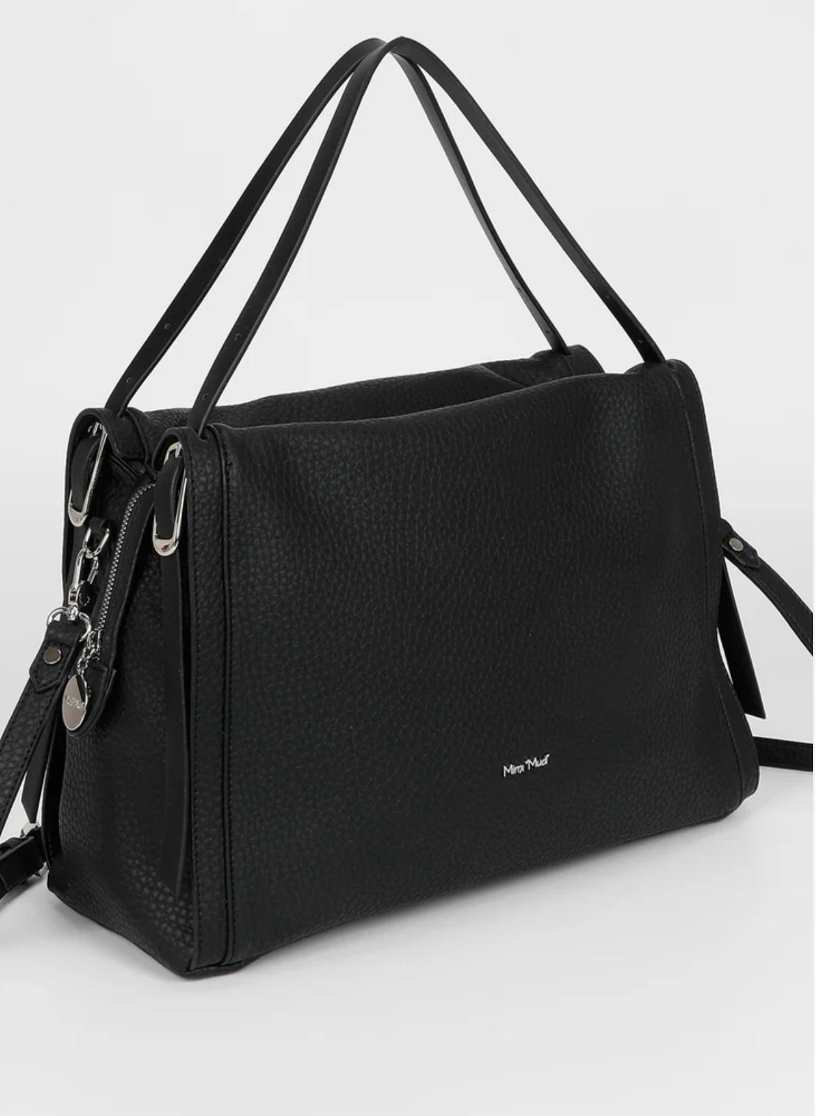 BORSA A SPALLA CON DOPPIO MANICO
