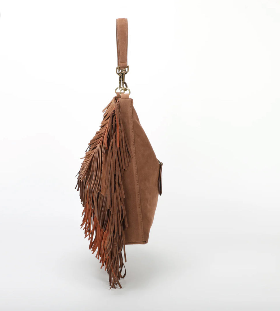 BORSA A SACCA CON FRANGE