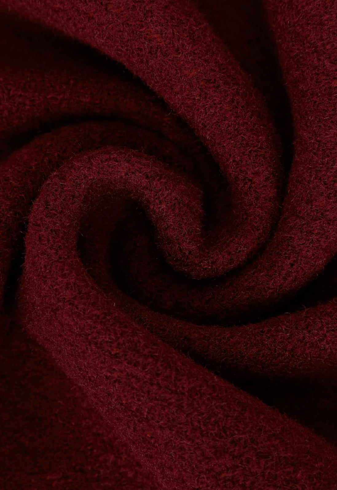 SCIARPA TINTA UNITA CON FRANGE CORTE