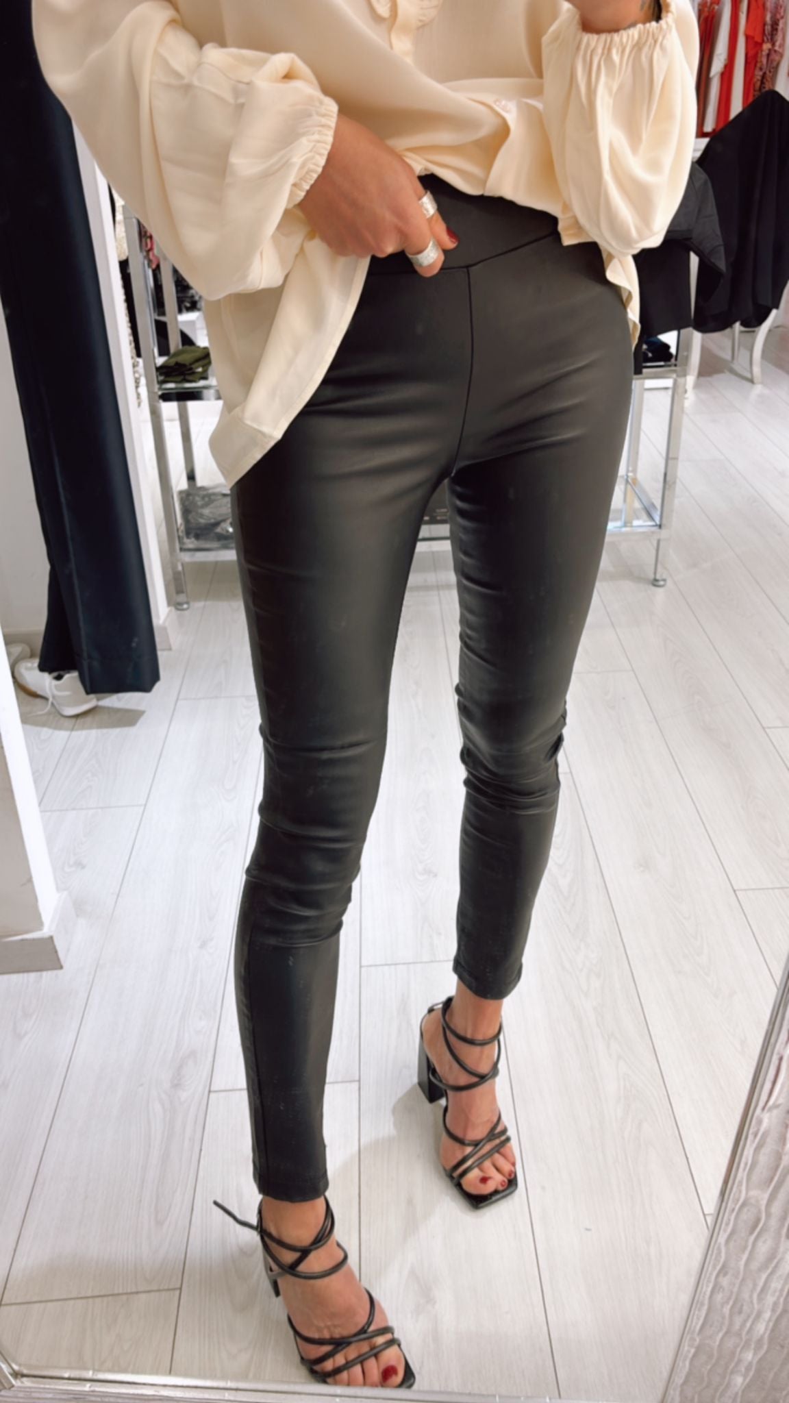 Leggins ecopelle